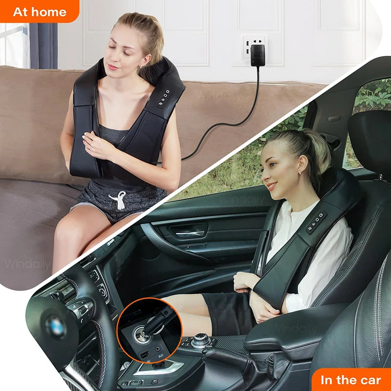 Relaxing Heated Massage Pillow