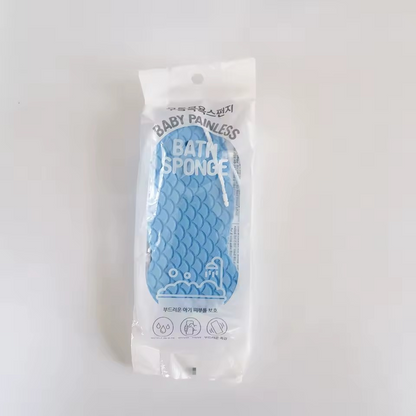 Gentle Fish Scale Bath Sponge