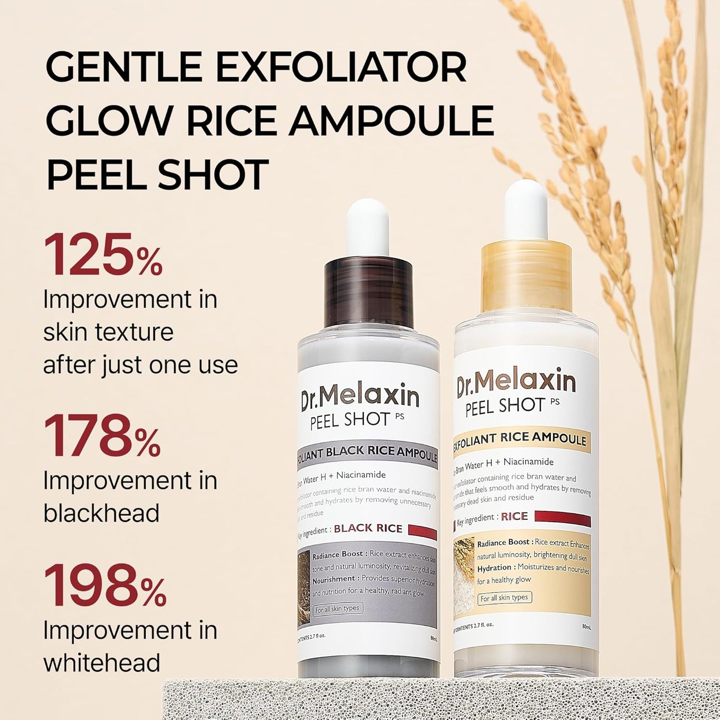 Radiant Glow Rice Ampoule Set