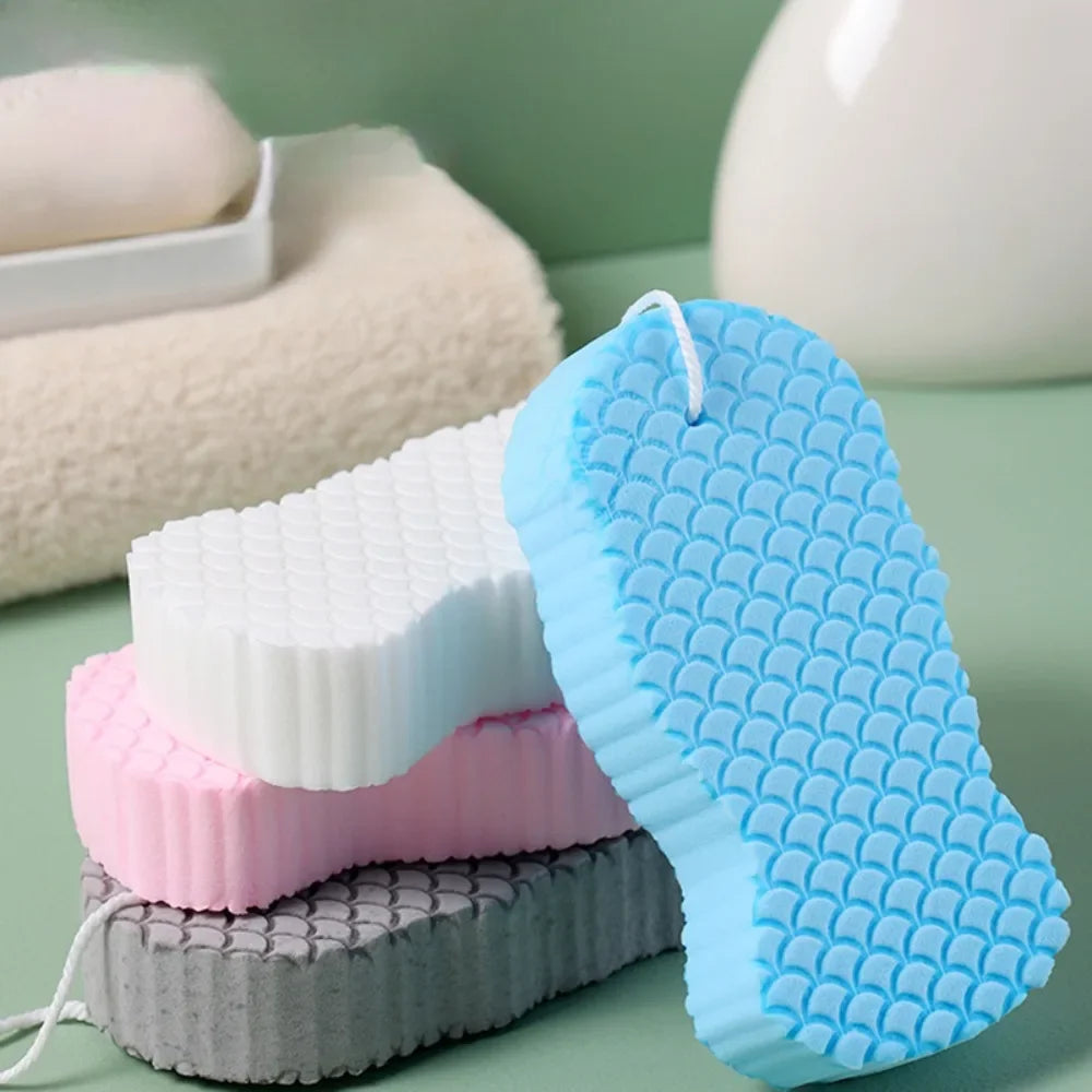 Gentle Fish Scale Bath Sponge
