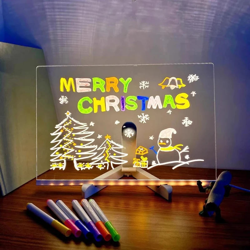 Glowing Message Board Fun