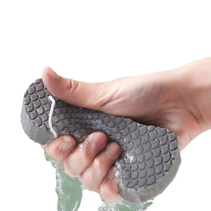 Gentle Fish Scale Bath Sponge