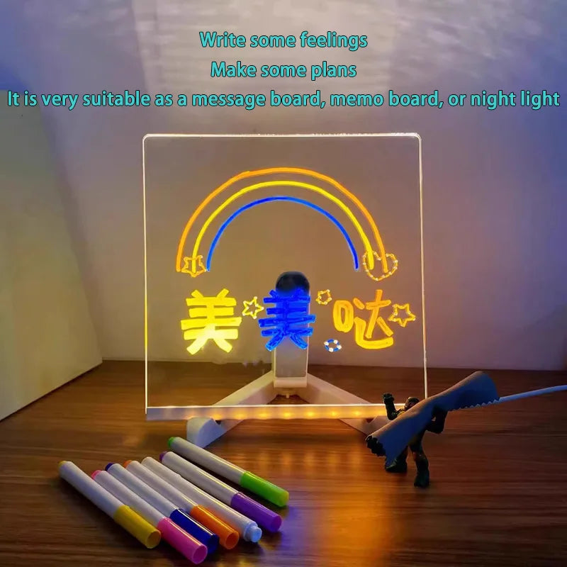Glowing Message Board Fun