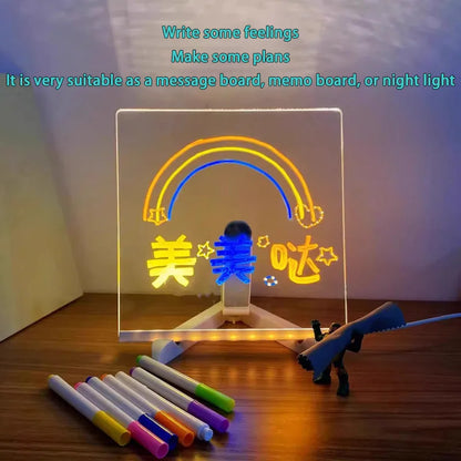 Glowing Message Board Fun