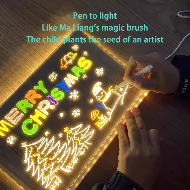 Glowing Message Board Fun