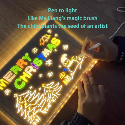 Glowing Message Board Fun