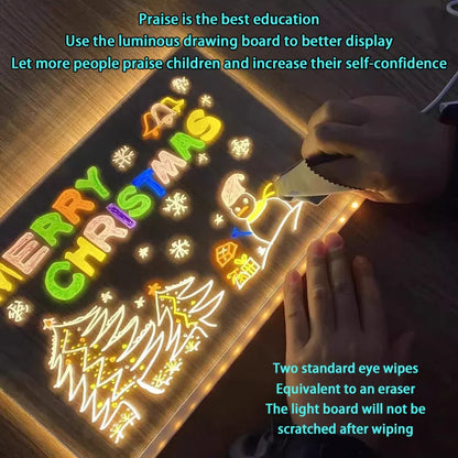 Glowing Message Board Fun