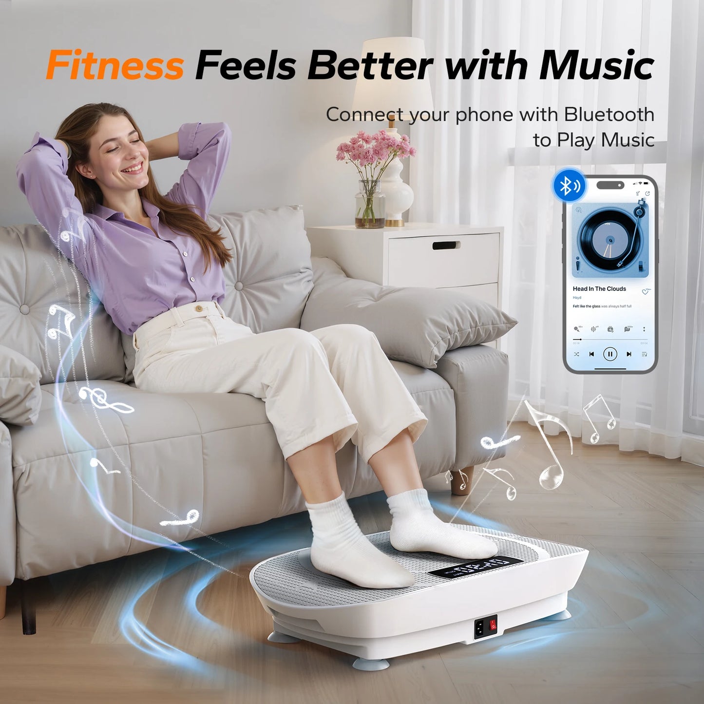 Total Body Vibration Fitness Platform